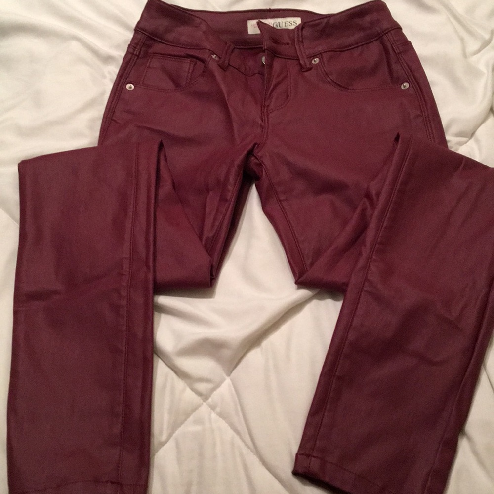 Guess fauk leather skinny pants